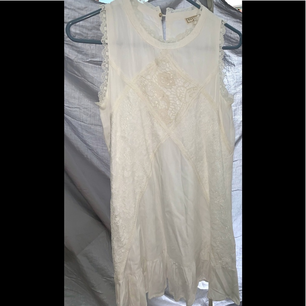 A cute lace dress.
